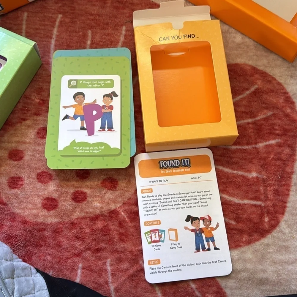Skillmatics Found It Scavenger Hunt Two Decks 100 Cards Kids 4-7 Years